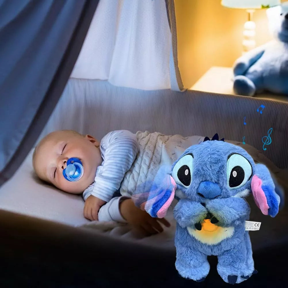 Peluche Tranquilizante Stich Con Movimientos De Respiración Realistas