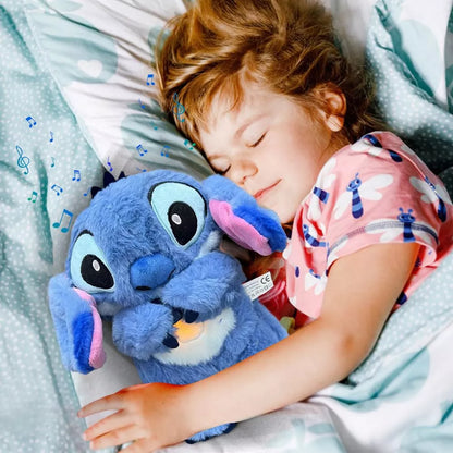 Peluche Tranquilizante Stich Con Movimientos De Respiración Realistas