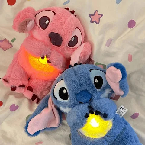 Peluche Tranquilizante Stich Con Movimientos De Respiración Realistas