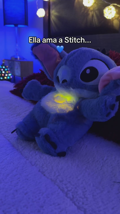 Peluche Tranquilizante Stich Con Movimientos De Respiración Realistas